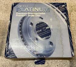 Bremsscheibe HA Meyle PLATINIUM f. BMW E36, E46 -- 1 Satz (2 Bremsscheiben)